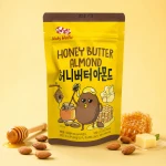 Honey Butter Almond - migdały w posypce maślano-miodowej (duża paczka) | Nuts Holic