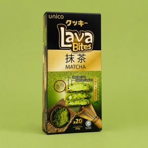 Lava Bites Matcha - ciasteczka z zieloną herbatą | Unico