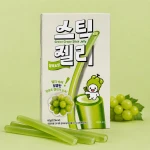 Green Grape Stick Jelly - żelki sznurki o smaku winogronowym 60 g | Kunyoung