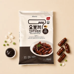 Jjajang Topokki - tteokbokki z sosem jjajang 240 g | Young Poong