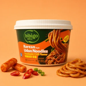 Korean Style Udon Noodles Tteokbokki Chilli | Bibigo