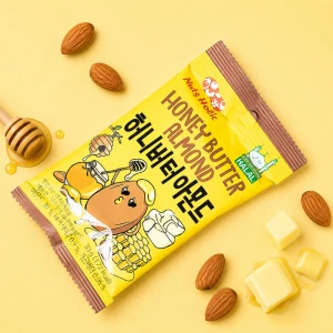 Honey Butter Almond - migdały w posypce o smaku miodowo-maślanym | Nuts Holic