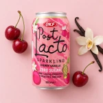 Post Lacto Sparkling Cherry Vanilla - napój gazowany o smaku wiśniowo-waniliowym 350 ml | OKF