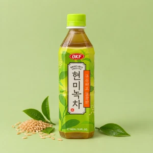 Brown Rice Green Tea - napój na bazie brązowego ryżu i zielonej herbaty 500 ml | OKF