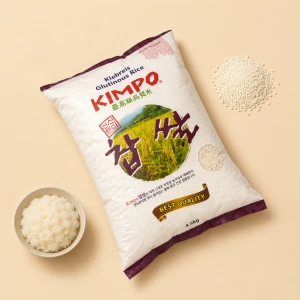 Glutinous Rice - biały ryż kleisty średnioziarnisty 4,5 kg | Kimpo