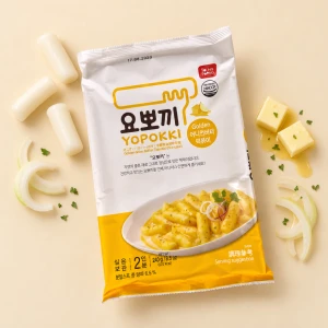 Yopokki Golden Onion Butter Topokki - dwie porcje | Young Poong